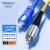 创优捷 光纤跳线 单芯尾纤 SC/PC-FC/PC-单模-G.652D-2mm-2M 黄色