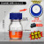 液相流动相瓶溶剂瓶GL45盖螺口储液瓶色谱试剂瓶100/250/500/1000/2000/5000 透明2000ml/3孔