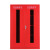 众九 应急物资柜工地消防箱器材展示柜安全装备柜 1800*1000*500 红色