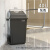 商用无盖垃圾桶大容量2023厨房超大方形户外40大号垃圾箱 40L长方带盖(+垃圾袋)