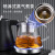 LBXB全自动上水电热烧水壶抽水泡茶桌专用茶台一体嵌入式茶具套装茶炉 不锈钢三件套+净水器款