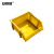安赛瑞 零件盒 组合式塑料物料元件工具盒储存盒180×180×80mm 黄色 2B00528