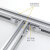汇创佳 铝合金走线架连接件配件双孔拐角GJ-2 转角90度 镀铬 厚3.5mm