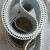 定制8M白色钢丝聚氨酯PU开口同步带皮带传送带机械手注塑机原装 白色8M齿型-15mm宽(一米价)