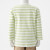 无印良品 MUJI 婴童 印度棉天竺编织 条纹长袖T恤 CCD02A1S 青柠绿条纹 80