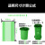 全生物可降解大号垃圾袋分类环卫特大号商用中号可回收环保垃圾袋 100*120绿色3卷30只 加厚