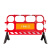 星期十 1350（红）塑料5-5.5公斤 塑料铁马胶马护栏市政施工地移动围栏警示安全隔离栏道路交通防护定制