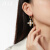 ZEGL设计师法式十字架系列巴洛克仿珍珠耳环女感耳钉复古耳饰 璀璨十字架耳环