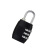苏识 ZCC303黑 三位密码锌合金密码锁（计价单位：个）黑