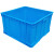 塑料周转箱方箱加厚工具箱正方形1号运输收纳箱零件盒五金框筐盒 1号方箱：35.5*35.5*10.5cm