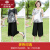 俞兆林中老年女装夏装短袖雪纺套装大码中年妈妈装洋气减龄宽松两件套 白色 XL(建议100斤左右)