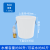 加厚大号塑料水桶带盖级储水桶圆桶装米特大容量发酵胶桶 白色50#桶不带盖(约装水65斤1