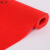 涵家好 地垫厨房塑料pvc镂空防水垫S型除尘垫厕所防滑垫浴室户外商用地毯门垫网垫红5毫米加密1.6米宽1米长