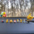 CLCEY创意宠物小精灵变装皮卡丘车载摆件可达鸭网红车内中控台饰品 阿拉蕾+变装小精灵+树桩+气球