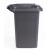 海斯迪克 HK-366   户外厂房垃圾桶 塑料分类垃圾箱 红色 加厚50L不带轮