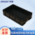 京度 防静电周转箱605*300*215mm 电子元件盒EDS物料盒黑色塑料箱
