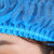 海斯迪克  一次性头套无纺布帽子 条形无尘帽套双筋 蓝色1箱（2000个） 