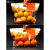 鲜元一次性橙子水果袋水果保鲜袋橘子樱桃包装袋车厘子礼品袋自封 3斤装水果袋100只  舌尖上美食 1