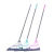 鸣固 刮水器 新型魔术扫把扫头发神器 拖把扫帚卫生间刮水器 粉色拼接 31*92cm