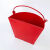 加厚型消防黄沙桶烤漆锹桶铁桶消防器材家用消防半圆桶桶 不锈钢8L圆桶