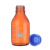 透明丝口瓶蓝盖试剂瓶玻璃宽大口方形瓶100 250 500 1000ml 500ml 棕色 GL45