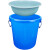 泔水干湿过滤分离带滤网垃圾桶大号厨房厨余茶水茶叶沥水潲水桶篮 银灰色60K型+沥水篮