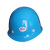 山头林村北京飞人安全帽玻璃钢圆顶头盔工程工地施工防砸防护帽 中国建筑 蓝色 玻璃钢