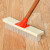 欧杜（oudu）地刷长柄硬毛卫生间水槽厨房加大洗地板瓷砖清洁青苔去污地刷 白色40厘米