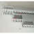 明装线槽 高品质灰色PVC线槽电缆配电柜箱走线槽阻燃U型行线槽明装塑料线槽HZD 灰色 25  20 普通(一箱)