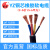 国超电线电缆YZ-2*6平方铜芯橡胶软电线2芯户外耐磨电源线 1米 