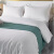 傲川傲川 宾馆酒店被套客房四件套纯白色  单位套 1.8米床