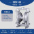 气动隔膜泵QBY-50不锈钢铝合金PP耐腐蚀压污水胶启动水泵 QBY-65PP塑料+特氟龙F24