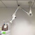 艾灸排烟实验室吸风罩中医院排烟通风排气移动式万向抽气罩 PVC材质配大方罩