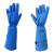 葆莳 25cal防电弧手套加长款  阻燃手套 防护手套 电蓝色 通用 3个工作日