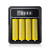 5号充电电池快充套装 锂电相机指纹锁电池五号 1.5V锂电池 L156配4节3400黄色