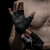 LAC运动手套男女士健身手套训练防滑防护半指透气手套 银灰色 L码