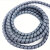 创优捷 电线电缆螺旋缠绕管 线缆装饰防冻保护套管 灰色 内径30mm 长5米