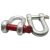 东弘 起重吊装工具 卡环吊环锁扣 直行卸扣 6.5T 7/8″（5个）