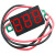 0.28寸0.36寸两线三线电压表数字直流表头可变精度元件电量显示器 0.28寸电压表头(3线红色