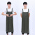 防水围裙PVC加长加厚厨房防油男女水产专用餐厅工厂透明围裙 黑色