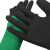 乳胶发泡手套劳保耐磨防滑塑胶橡胶浸胶透气工作劳动防护手套干活 加强耐磨发泡王12双绿色 L