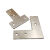 工业铝型材配件国标欧标通用型外连接板拐角连接片加强直角连接件 4040L型10个