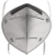 理松 KN95 头戴式活性炭口罩1101C 工业防粉尘雾霾飞沫打磨装修异味（1箱500只）