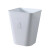 普利赛拉 简约分类垃圾桶 北欧无盖清洁桶卫生间办公室纸篓 白色 大号