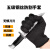 钢丝软手套5级防割五指耐磨不锈钢安保户外防暴划伤战术黑色 黑色钢丝手套1双xy