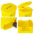 化科 实验室用  废物回收桶  加厚黄色 带脚踏 专用桶 30L 