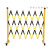 隐阳工匠玻璃钢伸缩管式围栏电力安施工围挡可移动护栏 高12*7米黄黑色加厚国标