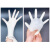 久匀 一次性手套 实验室医院检查手套 10-144一次性乳胶手套100只 M