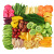 特产优联综合什锦果蔬脆片蔬菜干水果干零食混合脱水 16种果蔬脆250g*4袋(礼盒装)