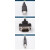 USB-MPI适用于S7-300plc编程电缆下载线6GK1571-0BA00-0AA0 黑色